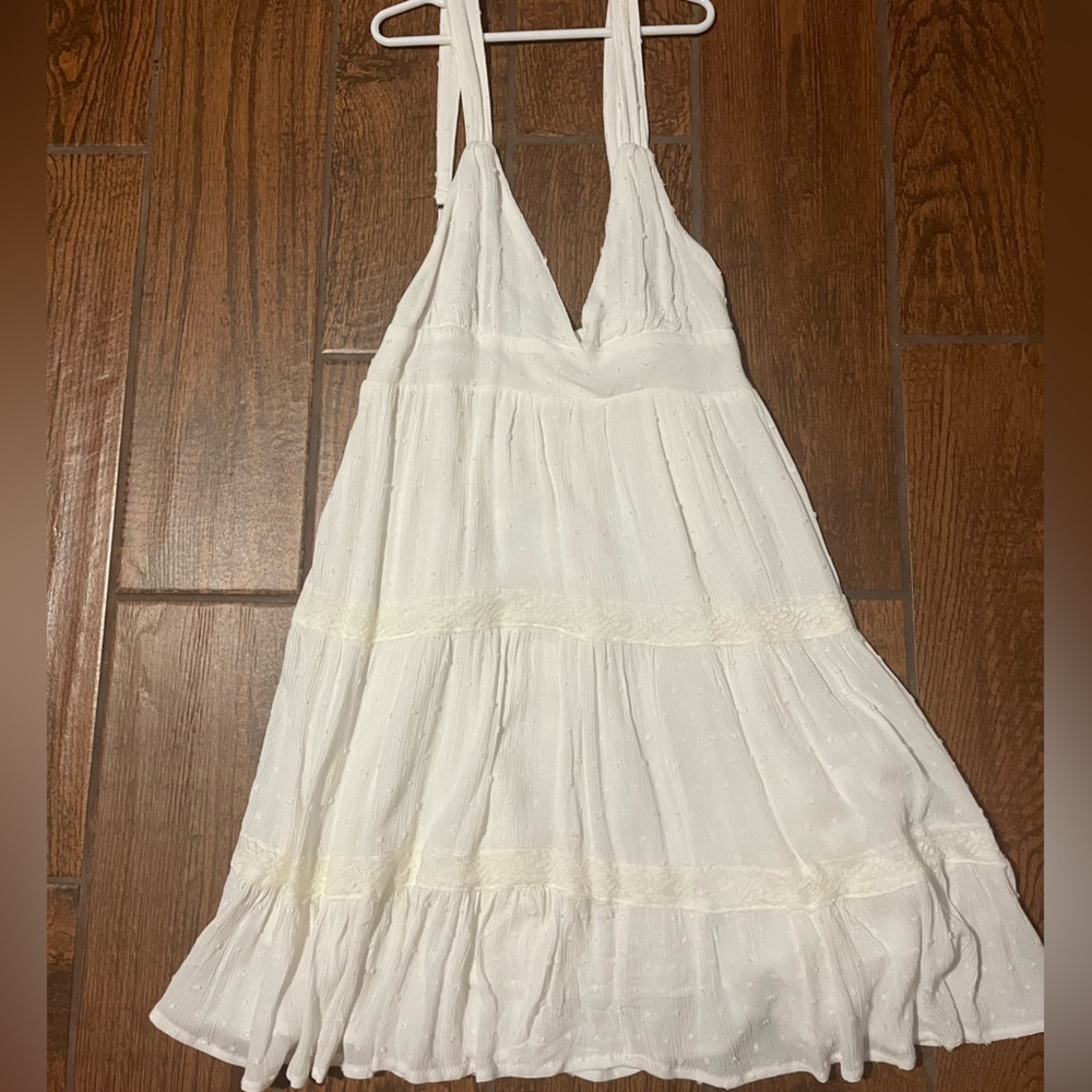 White, flowy, summer dress